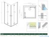 Radaway Nes Black KDD B kabina 90x90 przejrzyste 10024090-54-01L/10024090-54-01R
